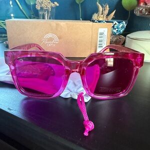 Rainbow Optx Magenta Sunglasses